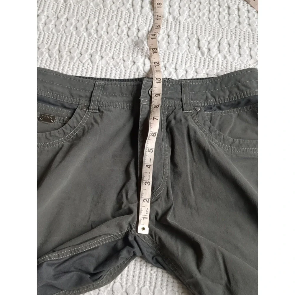Kuhl Radikl Pants Sz 32 Gray 32X29 FLAW Stretch Mid Rise Straight Leg Hiking